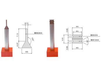 光学玻璃磨边棒
